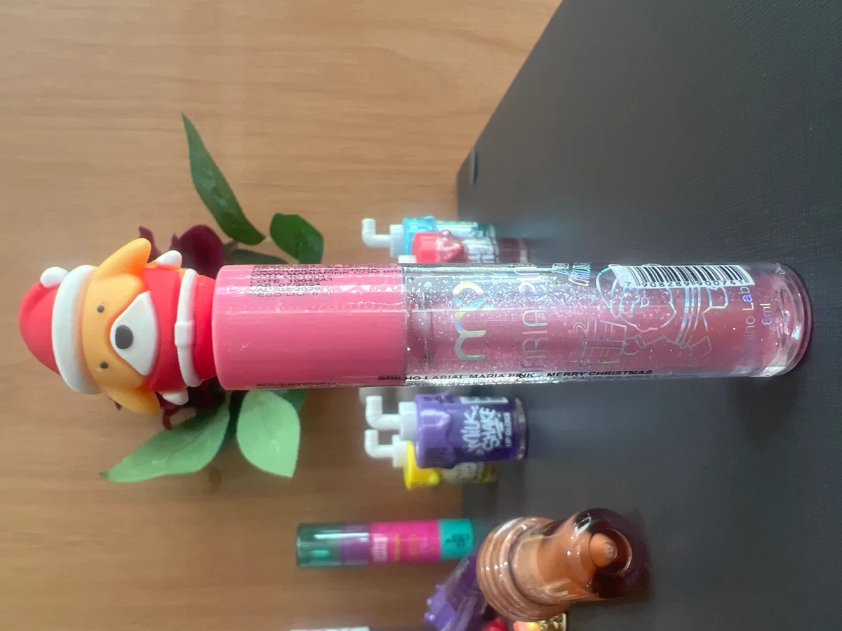 Brilho labial papai noel