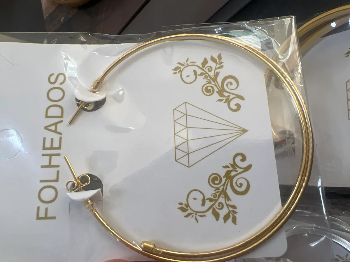 Brinco argola grande  - Imagem 2