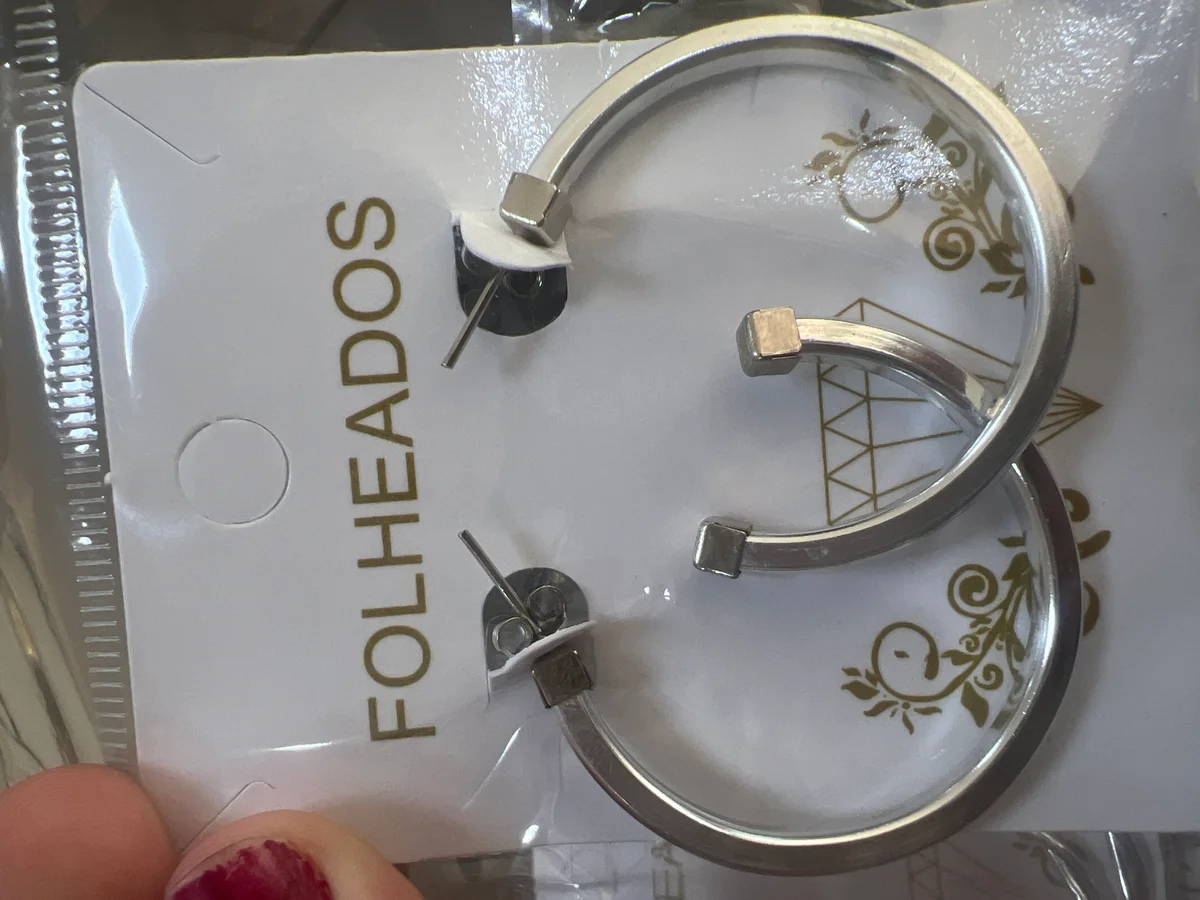 Brinco argola grande  - Imagem 3